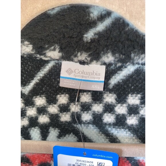 new Columbia Western Women West Bend 1/4 Zip Sherpa Fleece Sweater XXL teddy - Picture 4 of 11